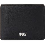 Boss Erkek Metalik Logo Kabartmalı Çoklu Kart Bölmeli Siyah Cüzdan 50563653-001