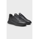Boss Erkek Monogram Logolu Nefes Alabilen Tasarımlı Siyah Sneaker 50557828-005