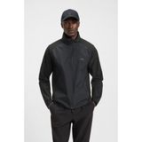 Boss Erkek Normal Fit Kalıp Dik Yaka Süper Esnek Su Itici Kumaş Uzun Kollu Siyah Ceket 50533773-001