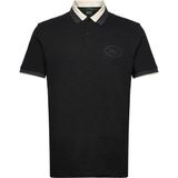 Boss Erkek Normal Kalıp %100 Pamuklu Logo Işlemeli Kısa Kollu Siyah Polo Yaka T-Shirt 50548988-001 - 2XL