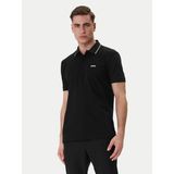 Boss Erkek Normal Kalıp %100 Pamuklu Logo Işlemeli Kısa Kollu Siyah Polo Yaka T-Shirt 50559365-001