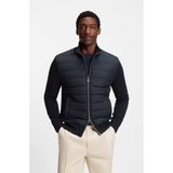 Boss Erkek Normal Kalıp Dik Yaka Kapitone Desenli Dolgulu Lacivert Ceket 50549991-404 - 2XL