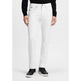 Boss Erkek Normal Kalıp Düz Paça Beyaz Jeans 50550942-100 - 31 - 34