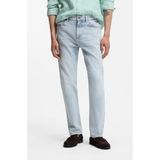 Boss Erkek Normal Kalıp Düz Paça Denim Mavi Jeans 50557527-429 - 32 - 32