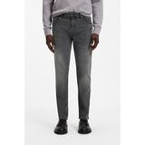 Boss Erkek Normal Kalıp Düz Paça Esnek Pamuklu Denim Gri Jeans 50570924-024 - 34 - 32