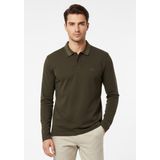 Boss Erkek Normal Kalıp Logo Işlemeli %100 Pamuklu Uzun Kollu Haki Polo Yaka T-Shirt 50549257-342