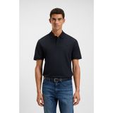 Boss Erkek Normal Kalıp Logo Işlemeli Kısa Kollu %100 Pamuklu Pike Lacivert Polo Yaka T-Shirt 50544088-405 - 2XL