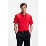 Boss Erkek Normal Kalıp Logo Işlemeli Kısa Kollu Kırmızı1 Polo Yaka T-Shirt 50553564-617