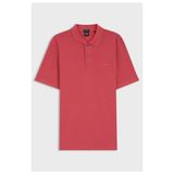 Boss Erkek Normal Kalıp Logo Işlemeli Kısa Kollu Pembe Polo Yaka T-Shirt 50553564-615