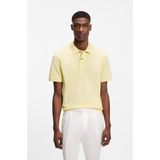 Boss Erkek Normal Kalıp Logo Işlemeli Kısa Kollu Sarı Polo Yaka T-Shirt 50553564-749 - Sarı1 - 3XL