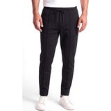 Boss Erkek Normal Kalıp Pileli Beli Lastikli Düz Paçalı Pamuklu Siyah Eşofman Altı 50563983-001 - 2XL
