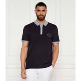 Boss Erkek Normal Kalıp Renk Geçişli Yaka Kısa Kollu Lacivert Polo Yaka T-Shirt 50541936-402