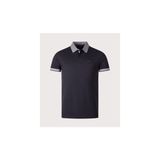 Boss Erkek Normal Kesim Kısa Kollu Nem Yönetimi Özellikli Esnek Pamuklu Kumaş Lacivert Polo Yaka T-Shirt 50554583-402 - 3XL