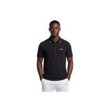 BOSS Erkek Normal Kesim Pamuklu Nem Emici Kumaş Kısa Kollu Siyah Polo Yaka T-Shirt