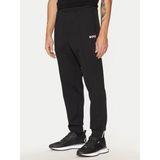 Boss Erkek Normal Kesim Pileli Pamuklu Lastikli Dar Paça Siyah Spor Eşofman Altı 50530724-001 - 2XL
