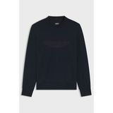 Boss Erkek Normal Kesim Yuvarlak Yakalı Aston Martin Imzalı Pamuklu Lacivert T-Shirt 50554525-404