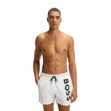 BOSS Erkek Octopus 10259623 01 Swim_Şort, 100 Beyaz, S