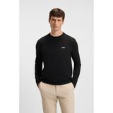 Boss Erkek Organik Pamuklu Uzun Kollu Siyah Polo Yaka T-Shirt 50506365-001 - 3XL
