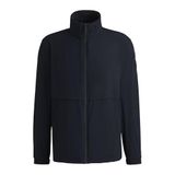 BOSS Erkek P-Caldar Softshell ceket, çamaşır makinesinde yıkanabilir, streç kumaş, gizlenebilir kapüşonlu, Koyu mavi404, 50