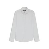 BOSS Erkek P-HANK-C1-222 Slim-Fit gömlek, fonksiyonel streç fitilli kumaş, baskılı, Beyaz 131, 40
