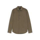 BOSS Erkek P-JOE-C1-222 Regular Fit Gömlek İnce Kadife, Braun245, 42