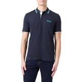 BOSS Erkek Paddy Pro Active Paddy Regular-Fit polo tişört, hızlı kuruyan streç pike, Koyu Mavi 403, S