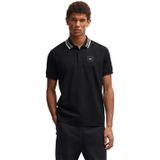 BOSS Erkek Paddy Rib 10270236 01 Polo Tişört, Black001, M