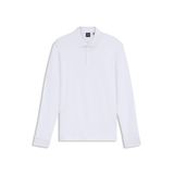 BOSS Erkek Pado 30 Nakışlı Logo Polo Gömlek Organik Pamuk, Beyaz100, M