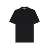 BOSS Erkek Pallas Nakışlı Logo Polo Tişört Organik Pamuk, siyah, S