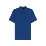 BOSS Erkek Pallas Pallas Nakışlı Logo Polo Gömlek Pamuk pike, Medium Mavi429, S