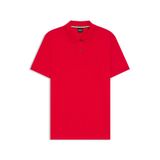 BOSS Erkek Pallas Pallas Nakışlı Logo Polo Gömlek Pamuk pike, Orta Kırmızı617, XL