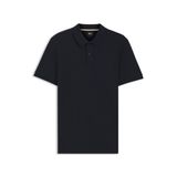 BOSS Erkek Pallas polo tişört, organik pamuktan logo nakışlı, Dunkelblau, S