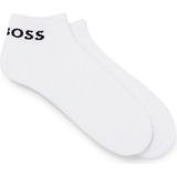 Boss Erkek Pamuklu Logolu Dokuma Kumaş Beyaz Çorap 50469859-100 - 39 - 42