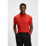 Boss Erkek Pamuklu Marka Logolu Kısa Kollu Polo Yaka Kırmızı Polo Yaka T-Shirt 50543666-802 - 2XL