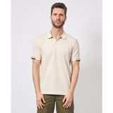 Boss Erkek Pamuklu Polo Yakalı Düğme Kapamalı Kısa Kollu Bej Polo Yaka T-Shirt 50467113-131 - 2XL
