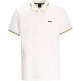 Boss Erkek Pamuklu Polo Yakalı Düğme Kapamalı Kısa Kollu Beyaz1 Polo Yaka T-Shirt 50506193-107 - XL