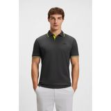 Boss Erkek Pamuklu Polo Yakalı Düğme Kapamalı Kısa Kollu Gri Polo Yaka T-Shirt 50506193-028