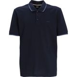 Boss Erkek Pamuklu Polo Yakalı Düğme Kapamalı Kısa Kollu Lacivert2 Polo Yaka T-Shirt 50494697-408 - XL