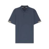 Boss Erkek Pamuklu Polo Yakalı Düğme Kapamalı Kısa Kollu Mavi Polo Yaka T-Shirt 50467113-468