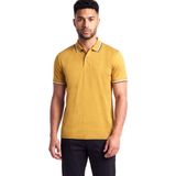 Boss Erkek Pamuklu Polo Yakalı Düğme Kapamalı Kısa Kollu Sarı Polo Yaka T-Shirt 50469360-714 - XL