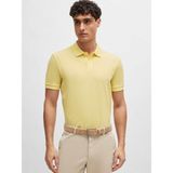 Boss Erkek Pamuklu Polo Yakalı Düğme Kapamalı Kısa Kollu Sarı2 Polo Yaka T-Shirt 50468301-749 - Sarı1 - 3XL