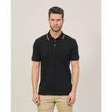 Boss Erkek Pamuklu Polo Yakalı Düğme Kapamalı Kısa Kollu Siyah1 Polo Yaka T-Shirt 50494697-002 - 3XL