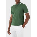Boss Erkek Pamuklu Polo Yakalı Düğme Kapamalı Kısa Kollu Yeşil Polo Yaka T-Shirt 50494697-348 - 3XL