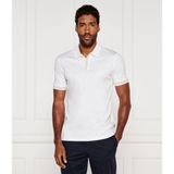 Boss Erkek Polo Yaka Düğme Kapama Yaka ve Kol Uçları Renk Detay Beyaz Polo Yaka T-Shirt 50543865-100 - 3XL