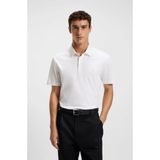 Boss Erkek Polo Yaka Düğme Kapamalı Kısa Kol Ekru Polo Yaka T-Shirt 50520297-103