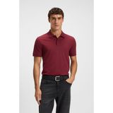 Boss Erkek Polo Yaka Regular Fit Pamuklu Kısa Kollu Koyu Kırmızı Polo Yaka T-Shirt 50468362-602