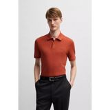 Boss Erkek Polo Yaka Regular Fit Pamuklu Kısa Kollu Turuncu Polo Yaka T-Shirt 50468362-806 - XL