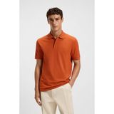 Boss Erkek Polo Yaka Regular Fit Pamuklu Kısa Kollu Turuncu Polo Yaka T-Shirt 50468362-809 - 2XL