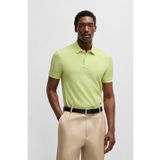 BOSS Erkek Polo Yaka Regular Fit Pamuklu Kısa Kollu Yeşil Polo Yaka T-Shirt 50468362-331