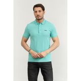BOSS Erkek Polo Yaka T-Shirt, Kısa Kollu, Bej, S Beden